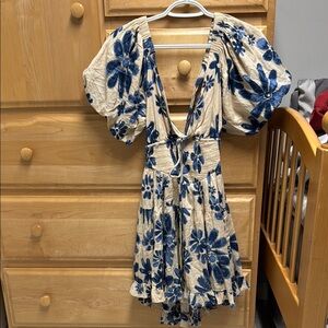 Floral Puff Sleeve Dress